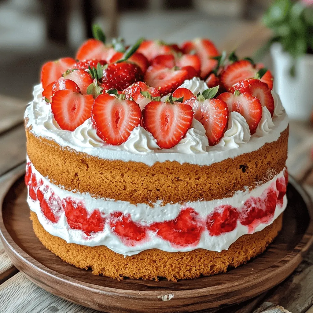 Here is what you need to make the perfect strawberry cake:
