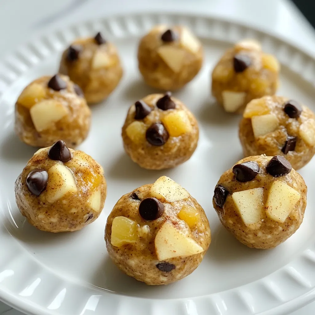 Cinnamon Apple Energy Bites Flavorful and Healthy Snack