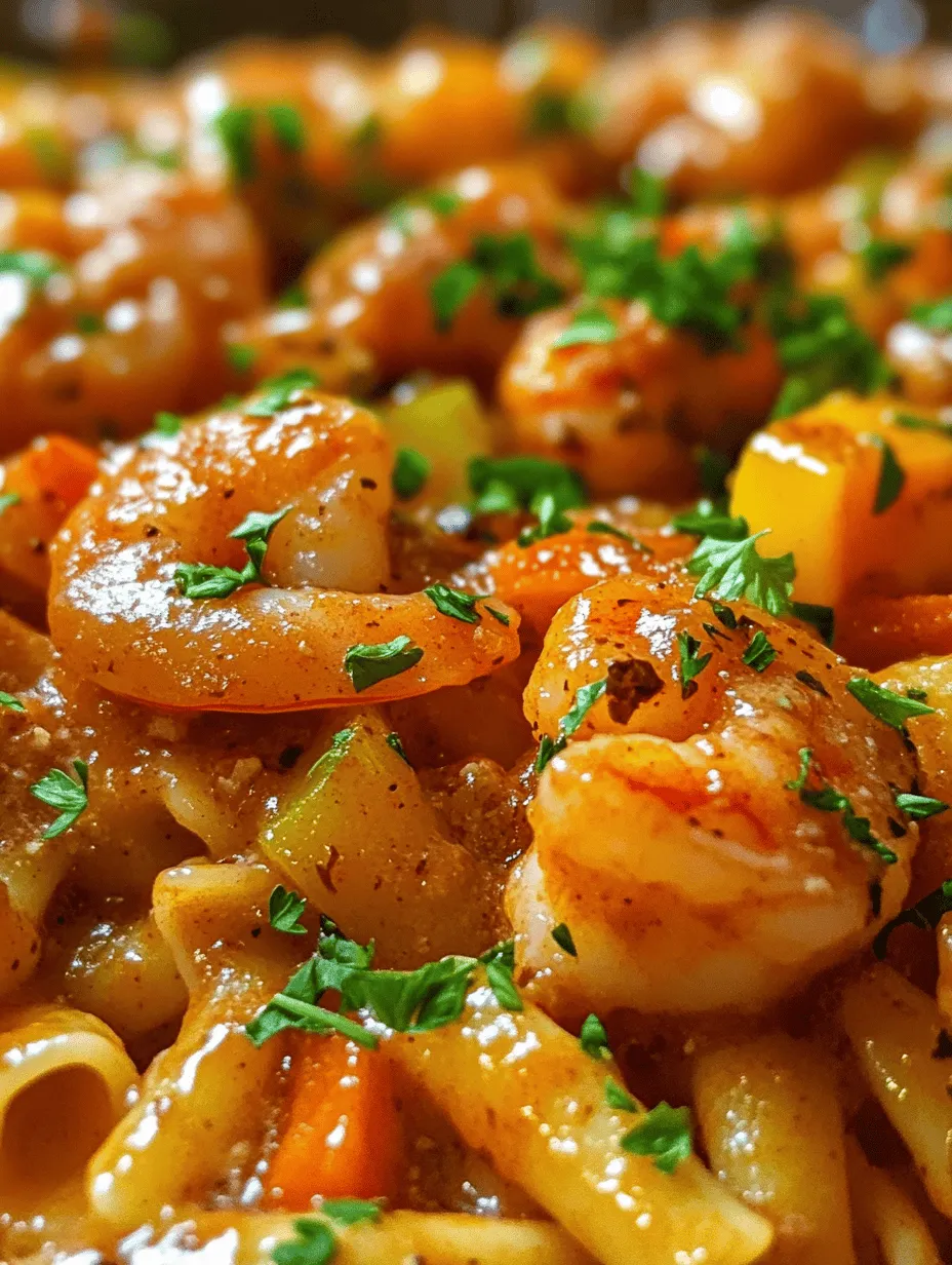 Rasta Pasta with Shrimp: A Burst of Caribbean Flavor!