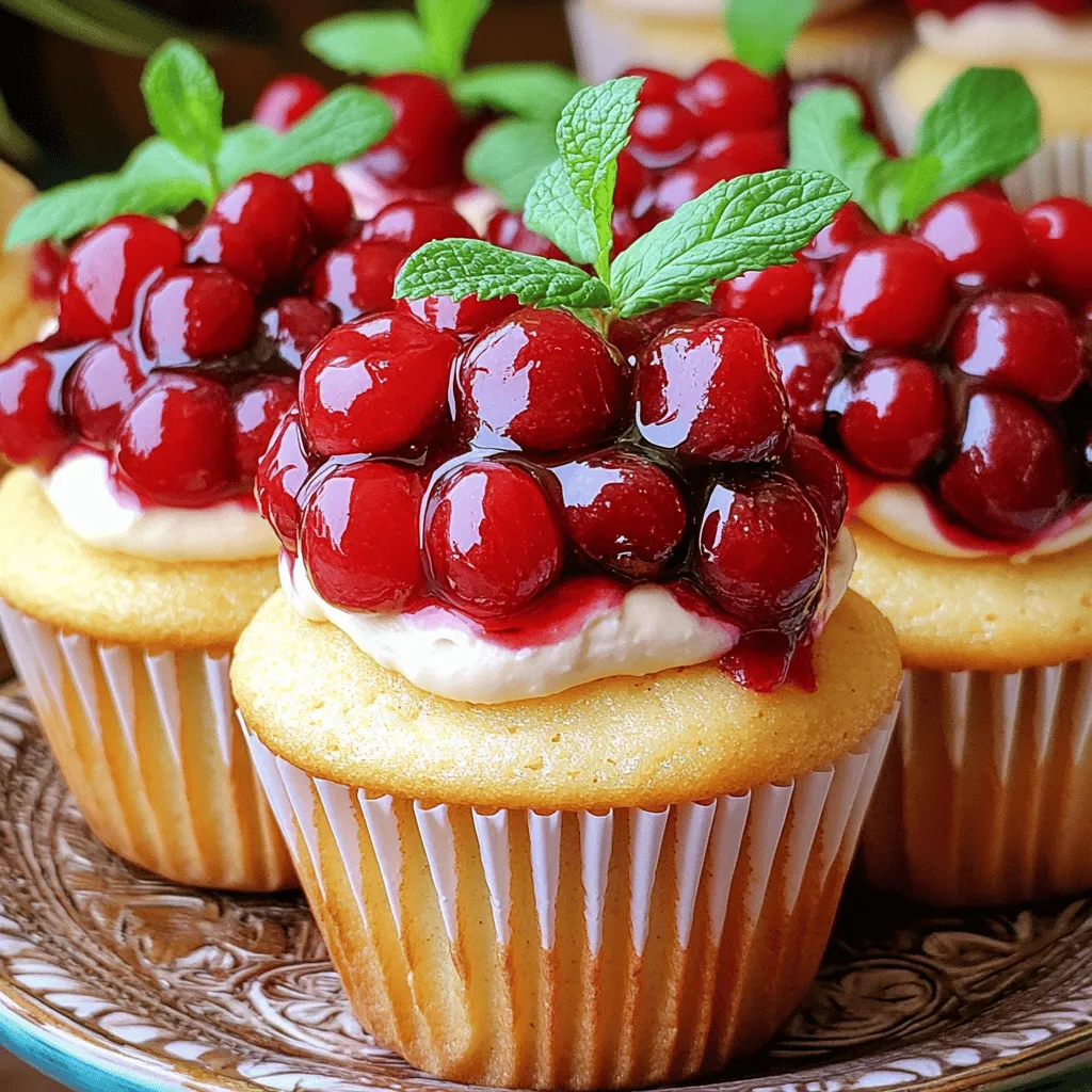 Cherry Cheesecake Cupcakes Delightful and Easy Recipe
