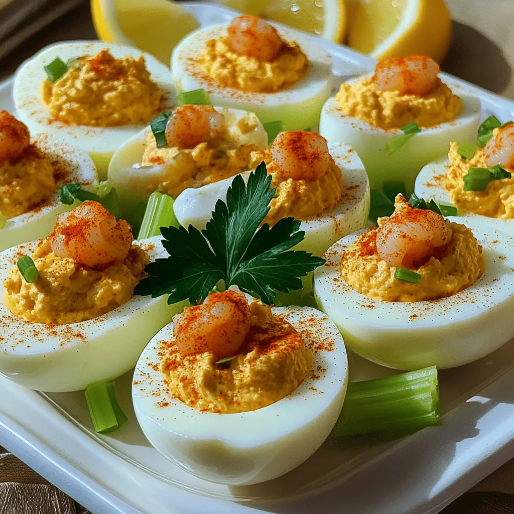 Cajun Shrimp Deviled Eggs: A Flavorful Twist on a Classic Appetizer