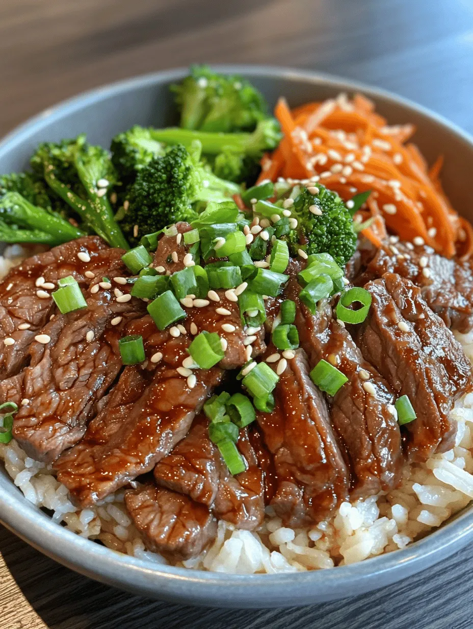 Spicy Korean Beef Bowl Recipe