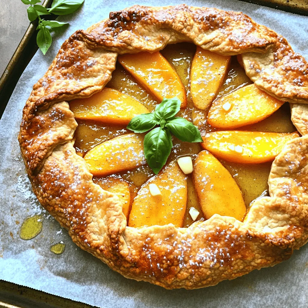 Rustic Peach Galette Delightful Summer Dessert Recipe