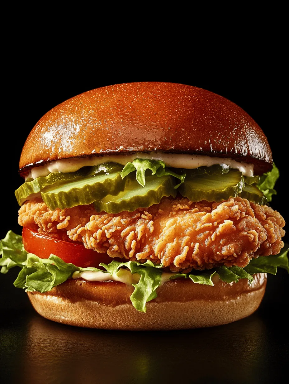 Crispy Buttermilk Fried Chicken Sandwich: A Flavorful Delight