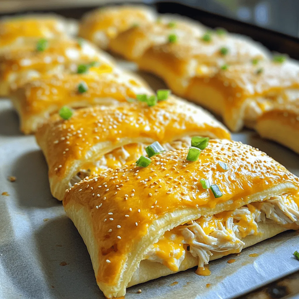 Savory Chicken Crescent Rolls Easy and Quick Recipe