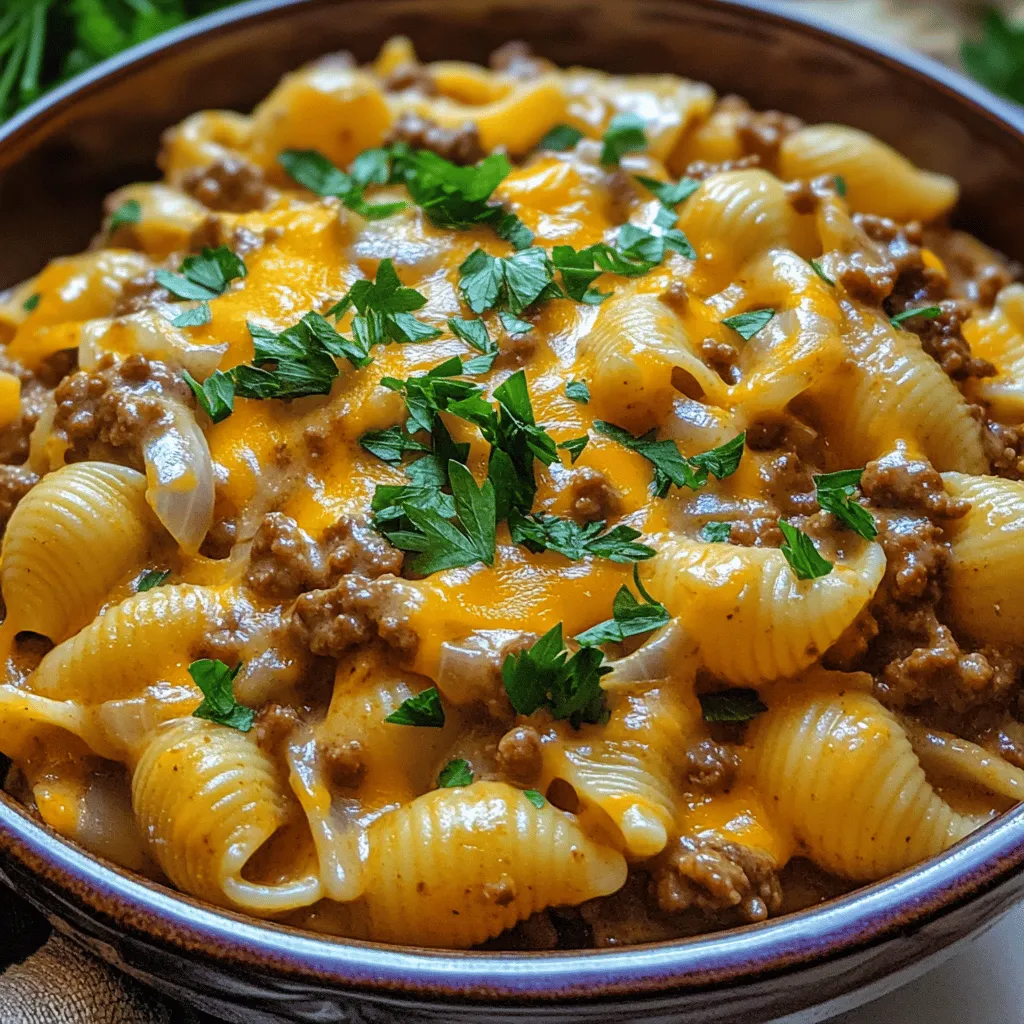 Creamy Beef and Shells Tasty One-Pot Dinner Recipe