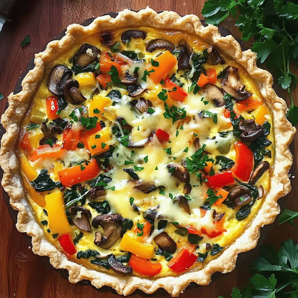 Savory Vegetable Quiche Flavorful and Easy Recipe