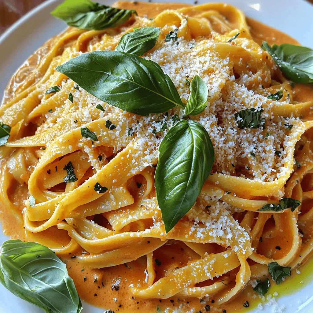 Creamy Tomato Basil Pasta Delight for Dinner Night