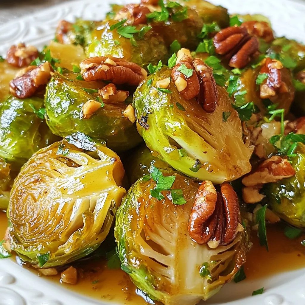 Maple Dijon Roasted Brussels Sprouts Tasty Side Dish
