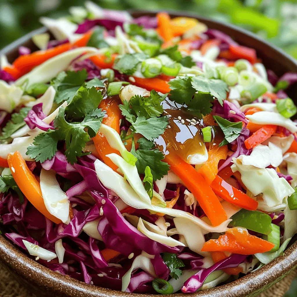 Red Cabbage Slaw Crunchy and Flavorful Recipe
