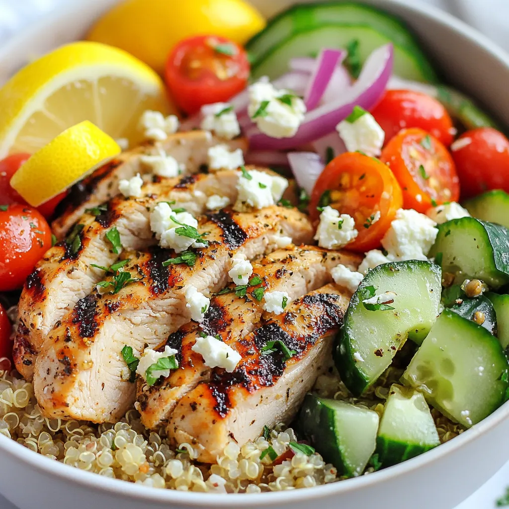 Greek Chicken Power Bowls Packed with Flavorful Goodness