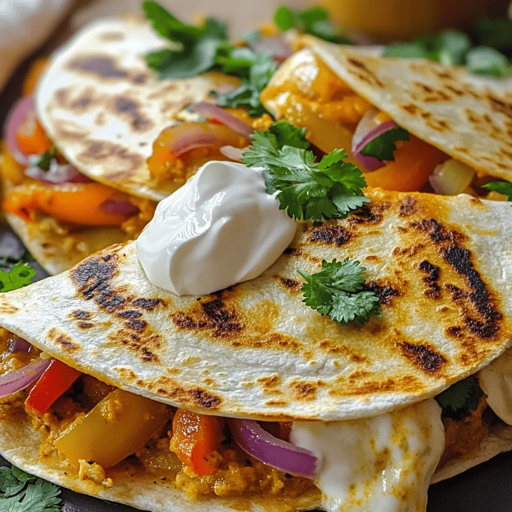 Turkey Tikka Masala Quesadilla Recipe