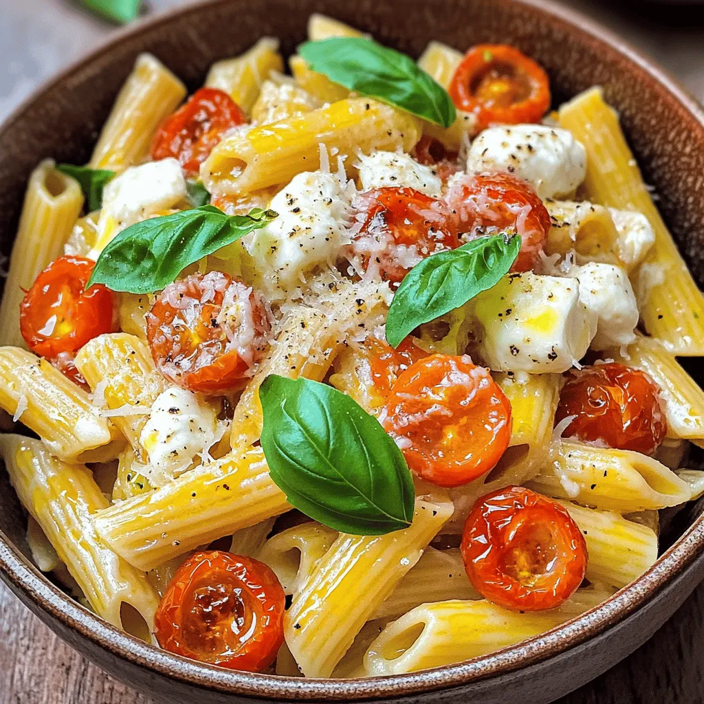 Cheese Roasted Tomato Pasta Flavorful Dinner Delight