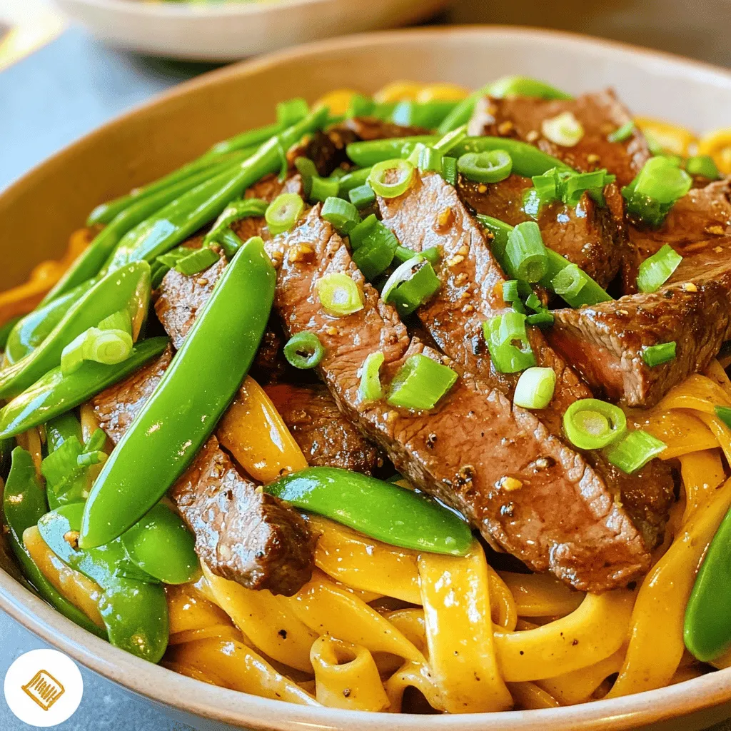 Garlic Butter Steak Noodles Savory and Easy Recipe