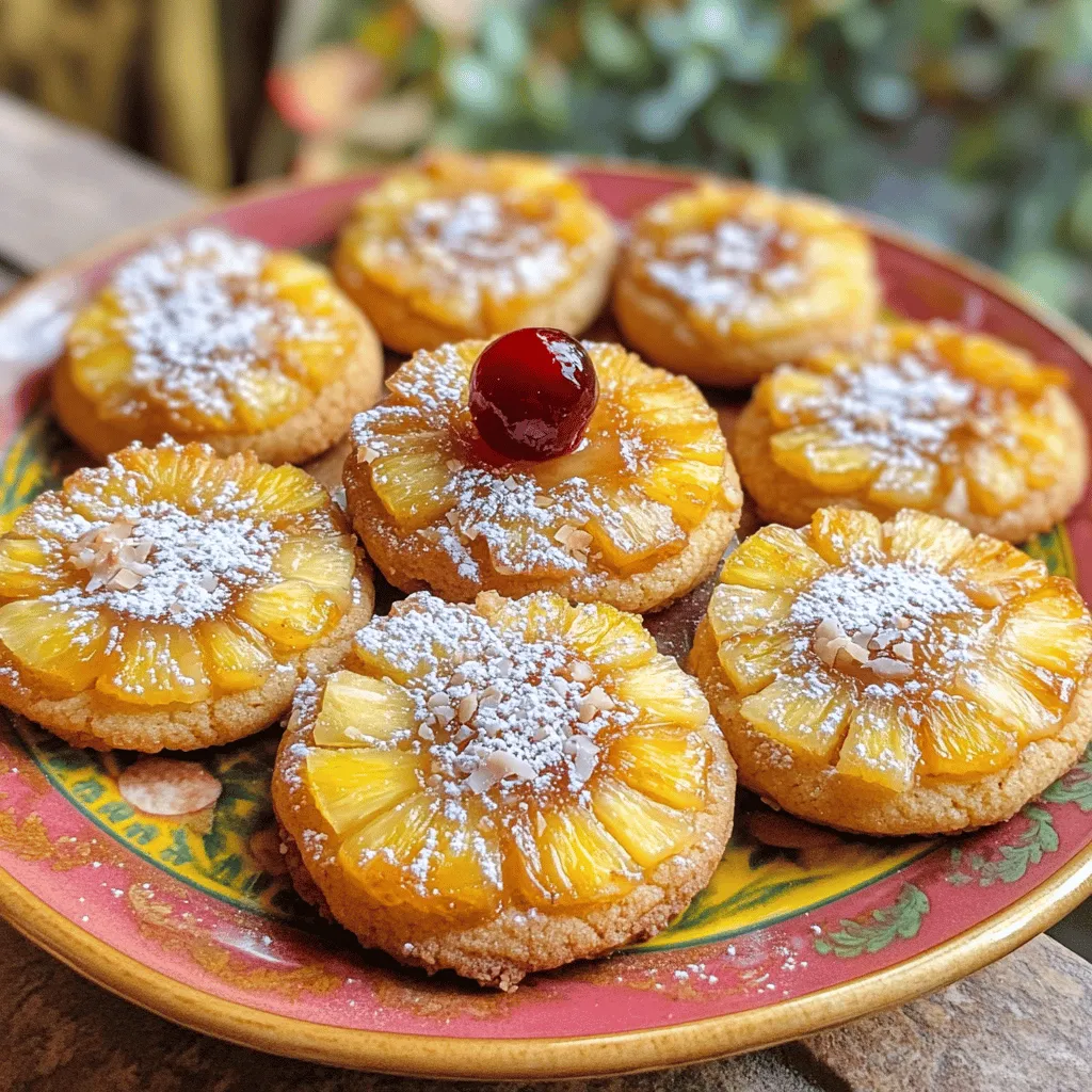 When making Pineapple Upside-Down Cookies, you need a few key ingredients. Each one plays a part in creating a tasty treat. Here’s what you need: