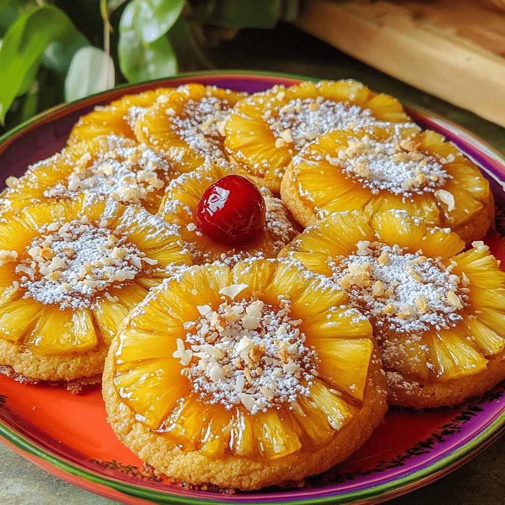 Pineapple Upside-Down Cookies Delightful and Simple Treat