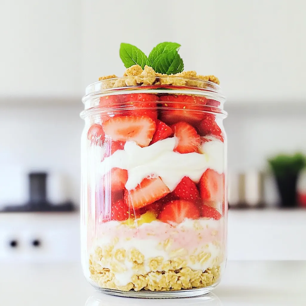 Strawberry Cheesecake Overnight Oats Delightful Recipe