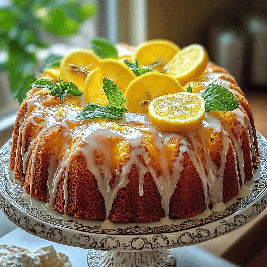 Italian Lemon Pound Cake Delightful and Moist Recipe