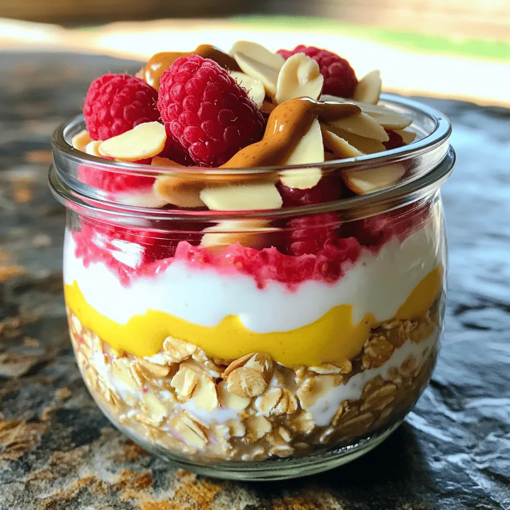 Raspberry Almond Overnight Oats Easy Healthy Recipe