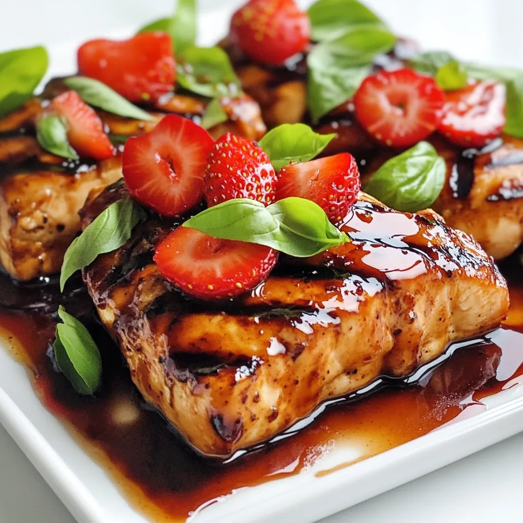 Strawberry Balsamic Chicken Sweet and Savory Dish