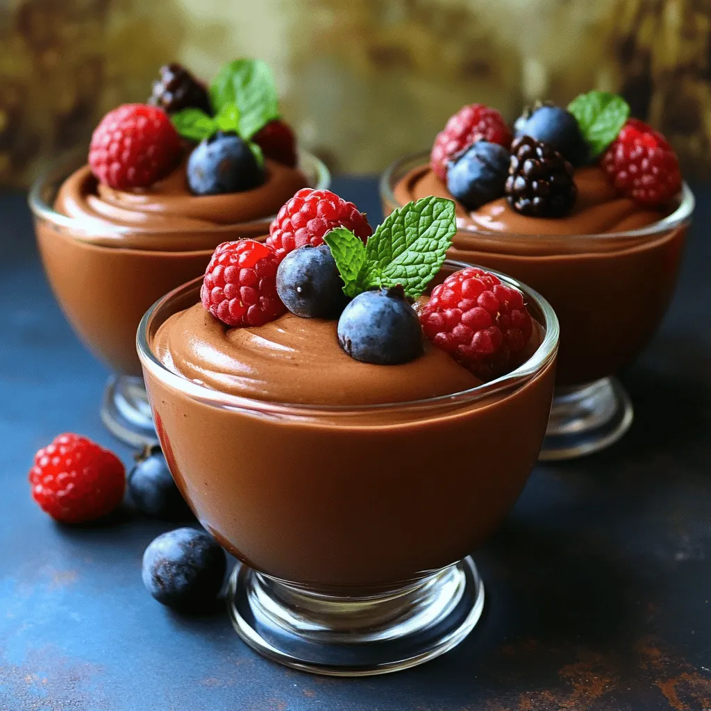 Dairy-Free Chocolate Mousse Smooth and Velvety Treat