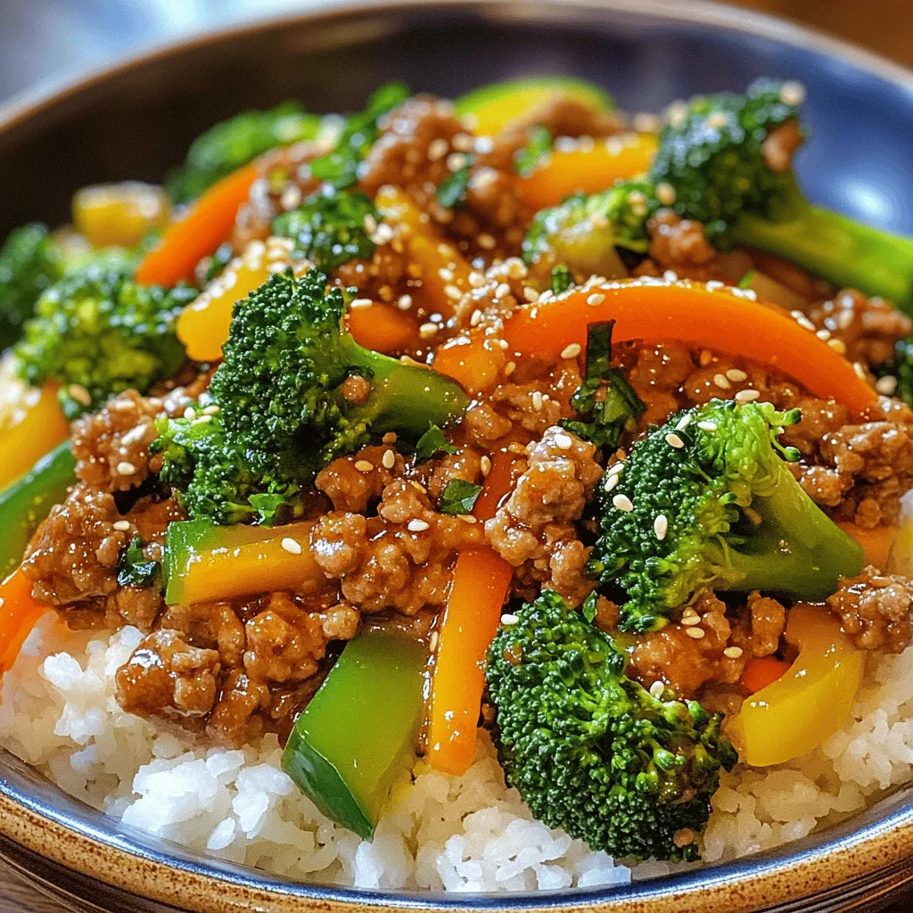 Ground Turkey Teriyaki Stir Fry: A Quick and Healthy Meal Solution