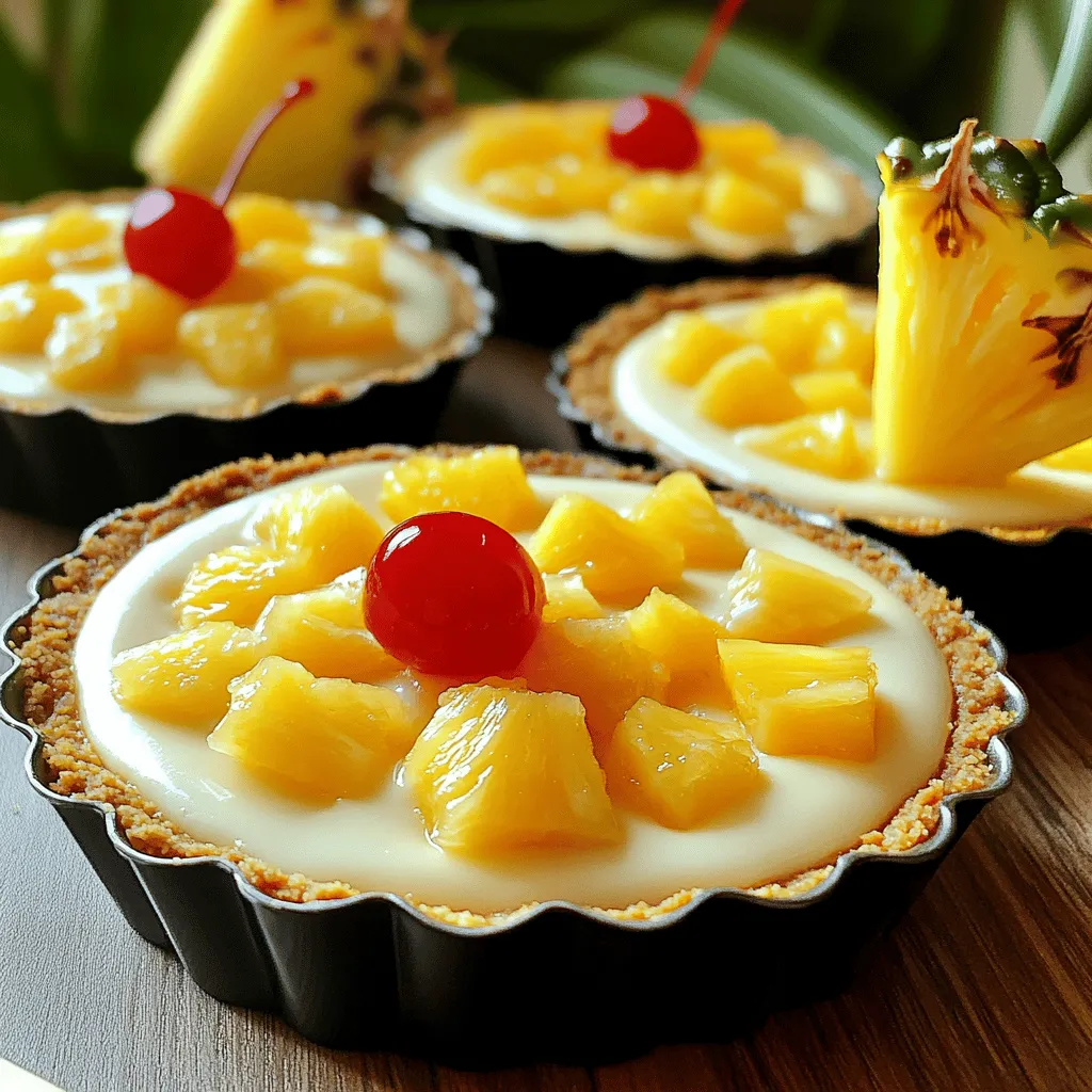 Pineapple Upside-Down Cheesecakes Delightful and Easy