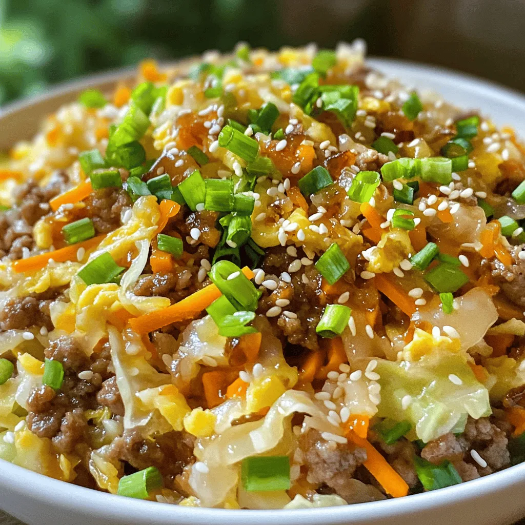 The BEST Egg Roll in a Bowl Recipe
