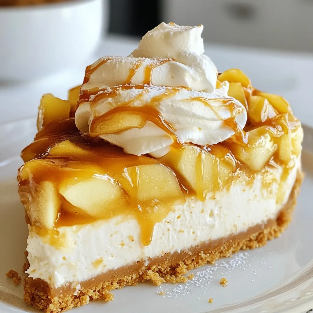 Salted Caramel Apple Cheesecake Irresistible Delight