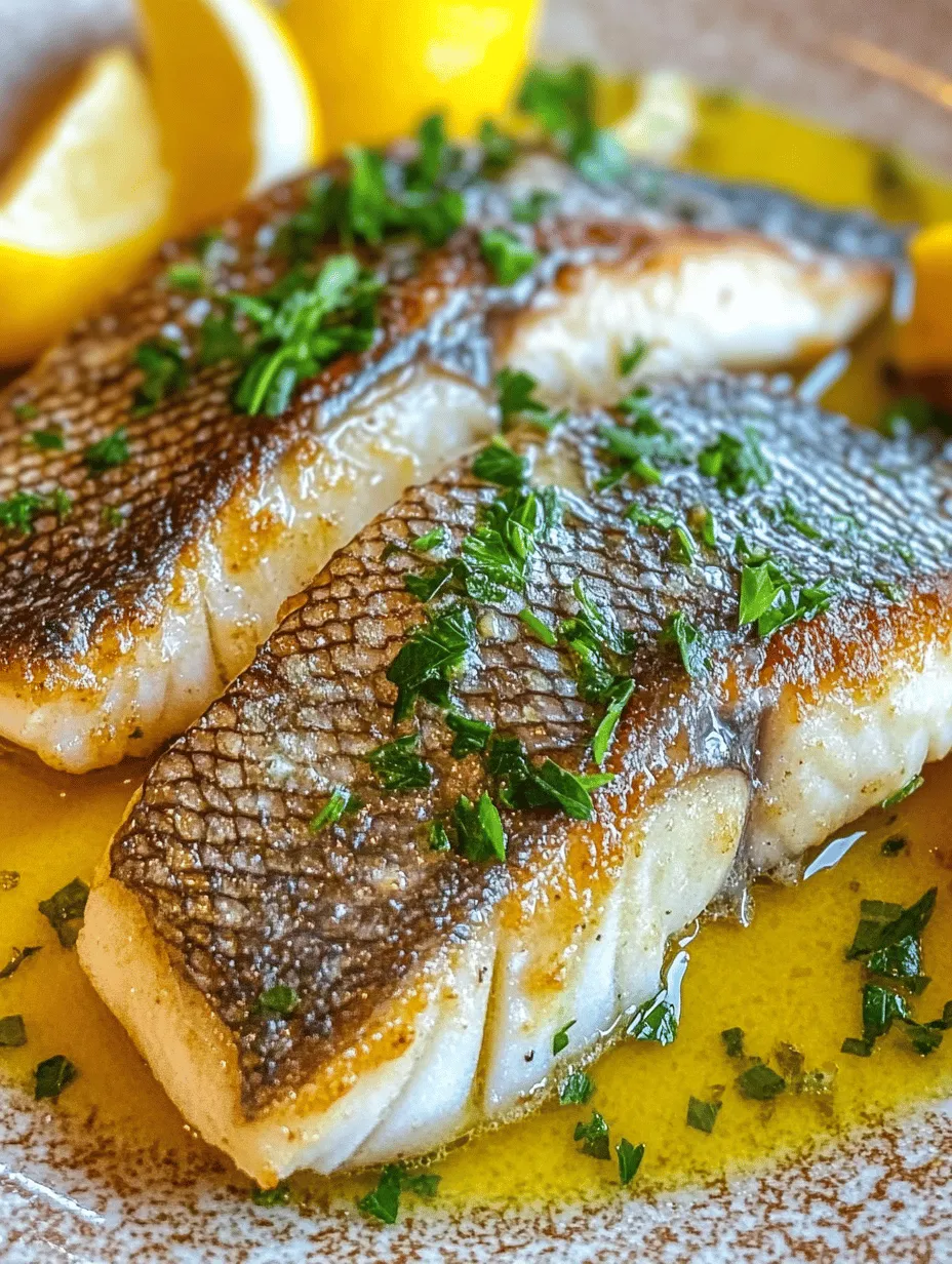 Pan-Roasted Sea Bass with Garlic Butter: A Culinary Delight