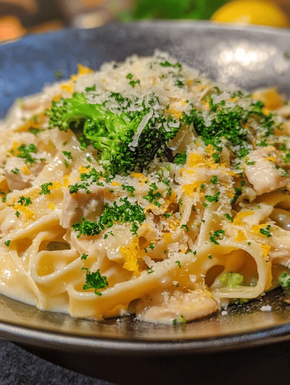 Creamy Garlic Chicken and Broccoli Pasta Delight