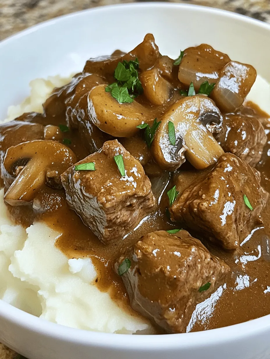 Hearty Beef Tips and Gravy Delight: A Comfort Food Classic