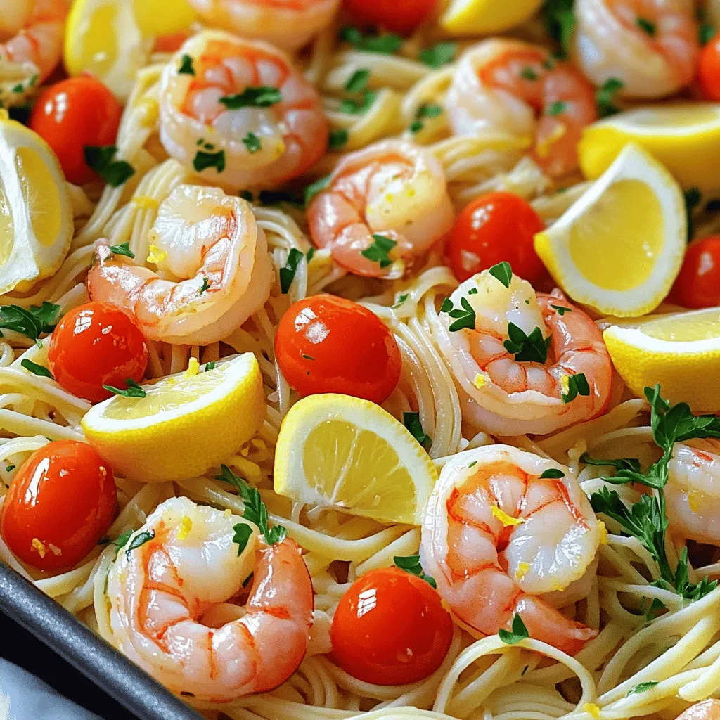 Sheet-Pan Lemon Herb Shrimp Scampi Simple Delight