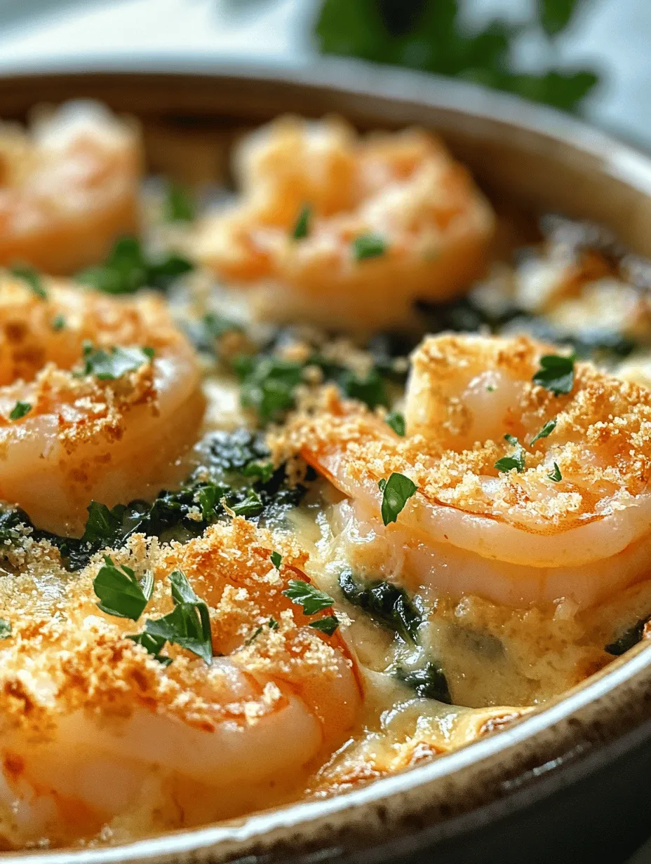 Delicious Garlic Shrimp Gratin: A Culinary Delight
