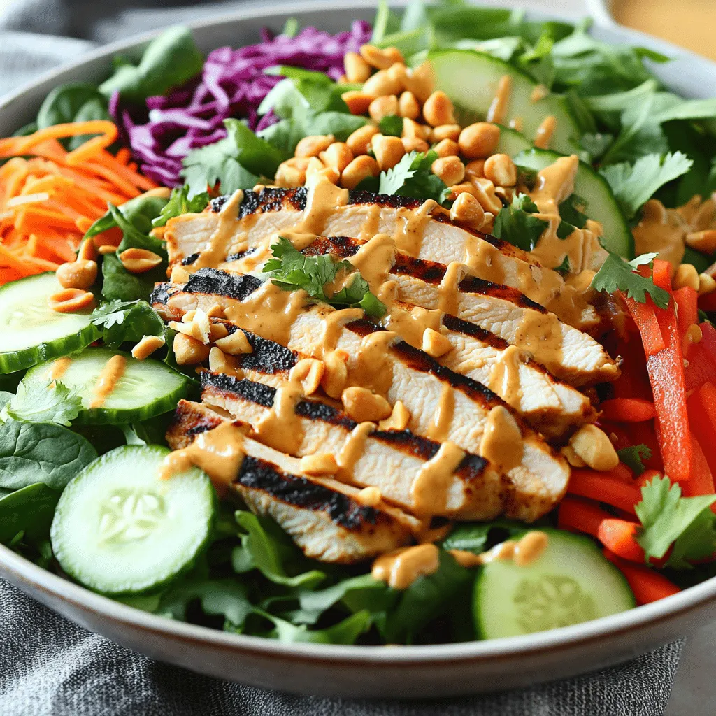 Thai Peanut Chicken Salad Fresh and Flavorful Recipe