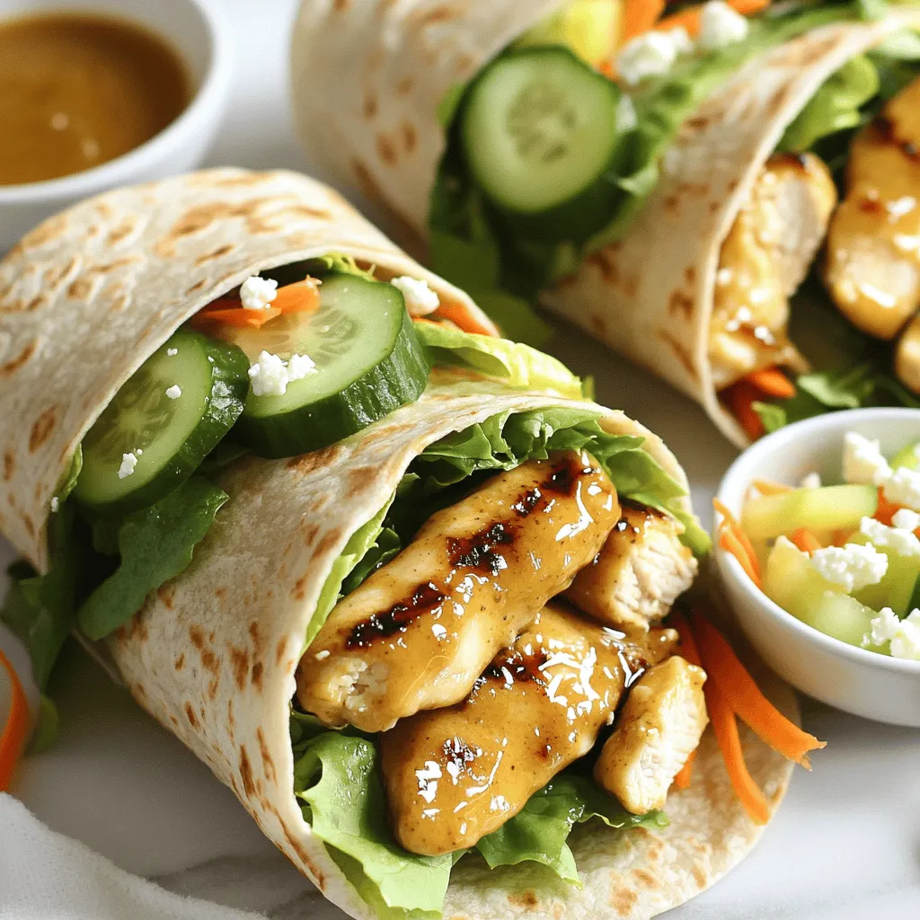 Honey Mustard Chicken Wraps Simple and Flavorful Meal