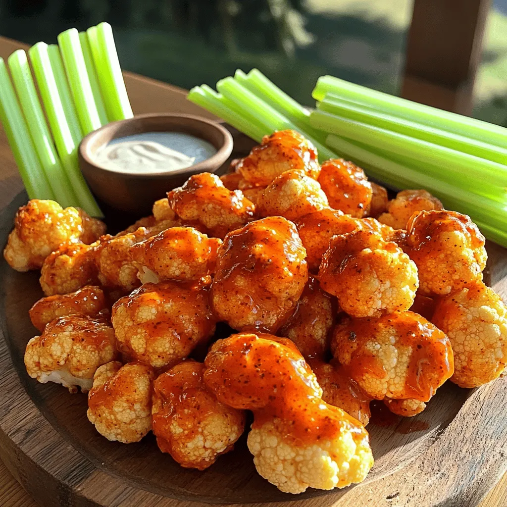 Cauliflower Buffalo Wings Tasty and Simple Recipe