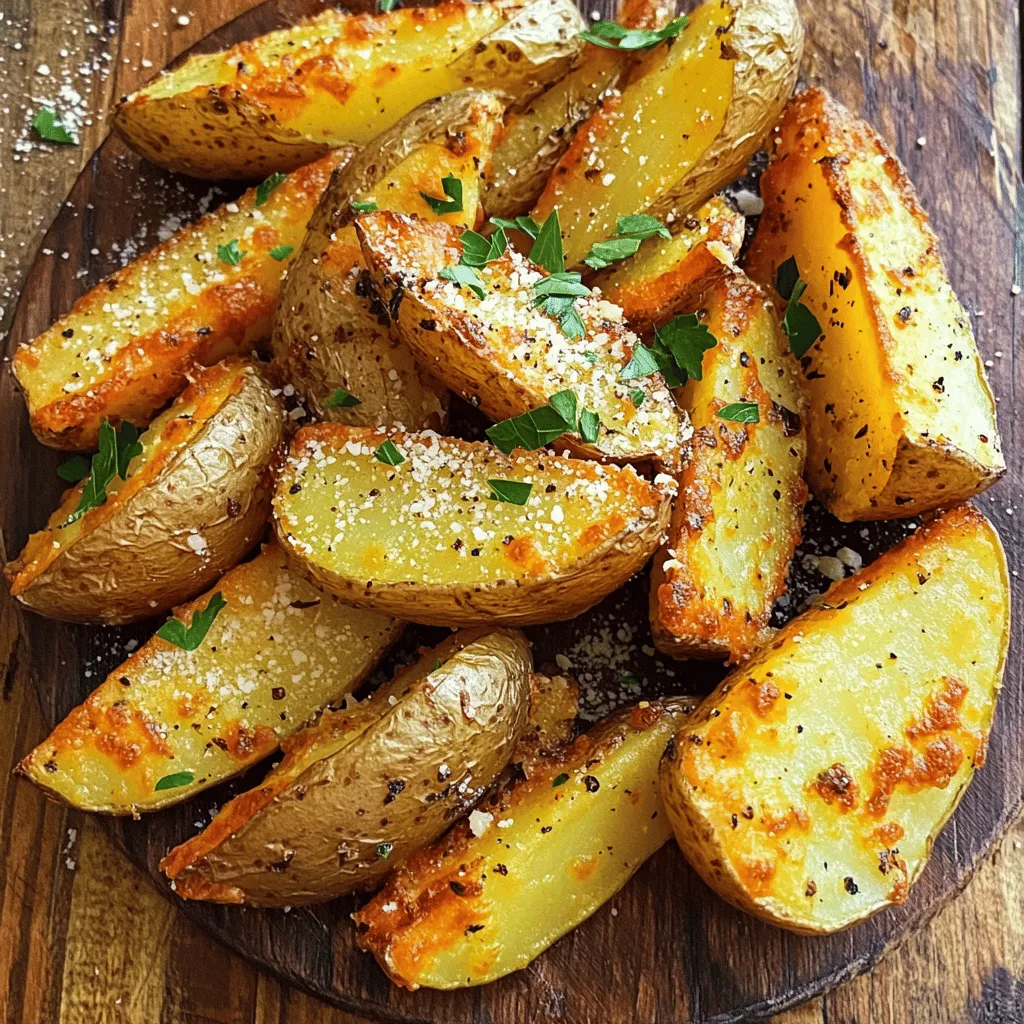 Crispy Parmesan Potato Wedges Irresistible Snack Recipe