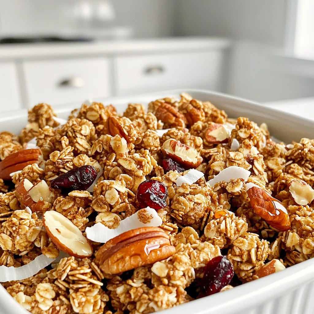 Maple Pecan Granola Clusters Crunchy and Nourishing