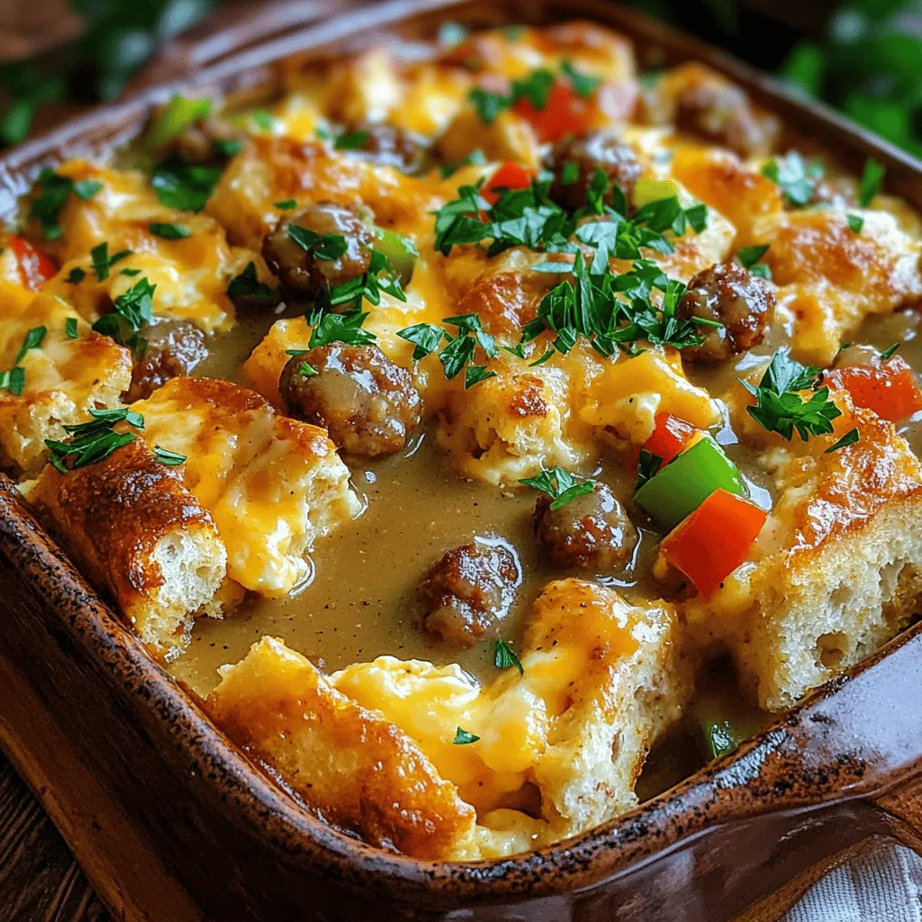 Fireman&#8217;s Overnight Breakfast Casserole With Country Gravy
