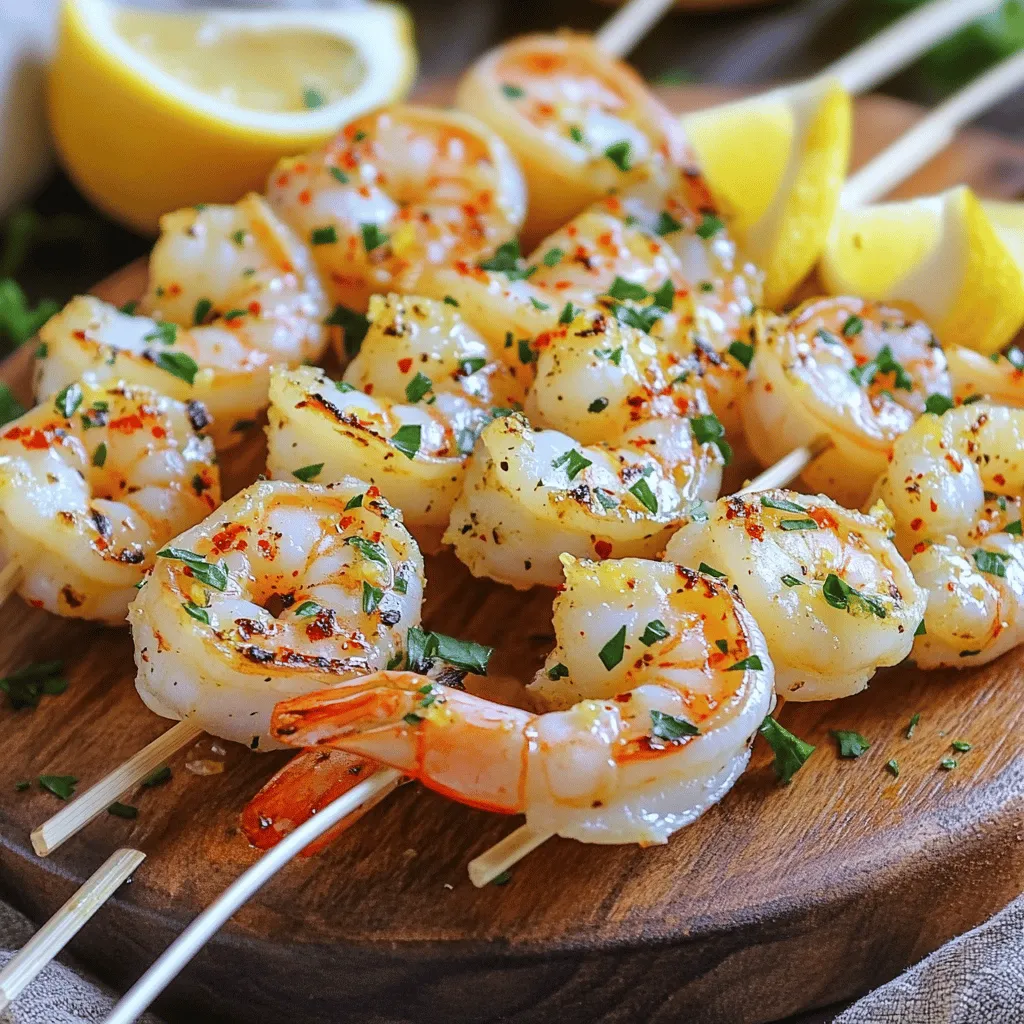 Lemon Garlic Grilled Shrimp Simple and Flavorful Dish