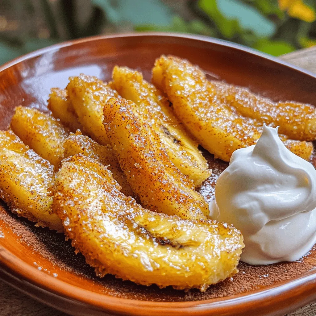 Fried Banana with Brown Sugar Irresistible Treat