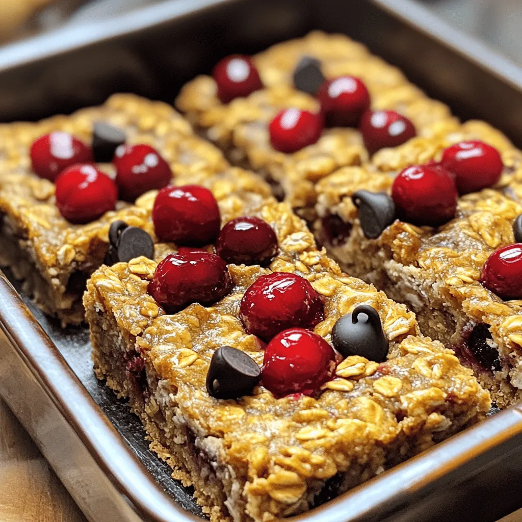 Cherry Oatmeal Protein Bars Packed with Flavor and Energy