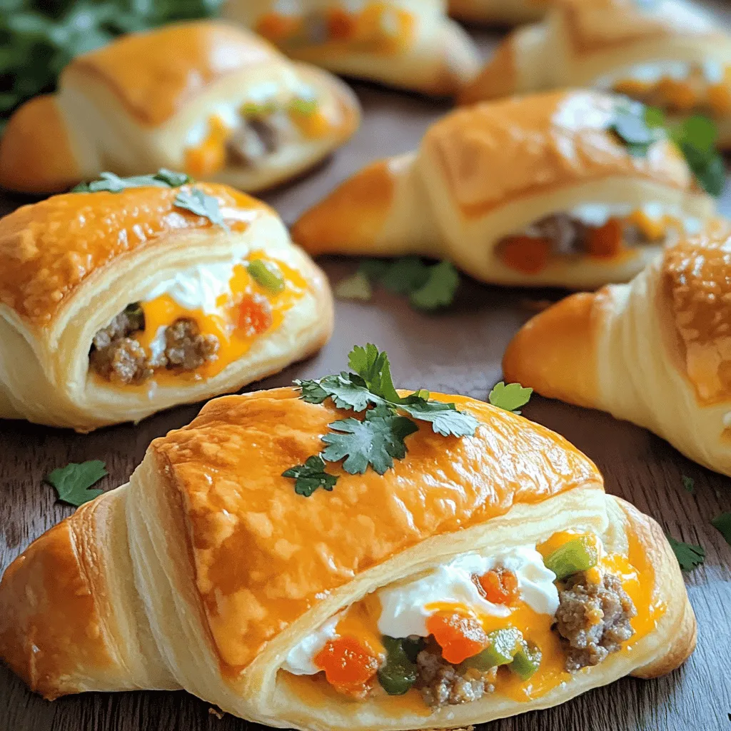 Rotel Sausage &#038; Cream Cheese Crescents Tasty Snack