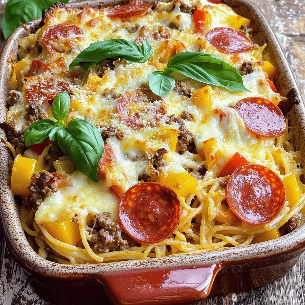 Spaghetti Pizza Casserole: A Delicious Fusion of Flavors