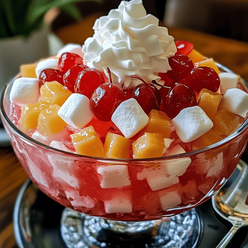 Cherry Applesauce Jello Salad Recipe