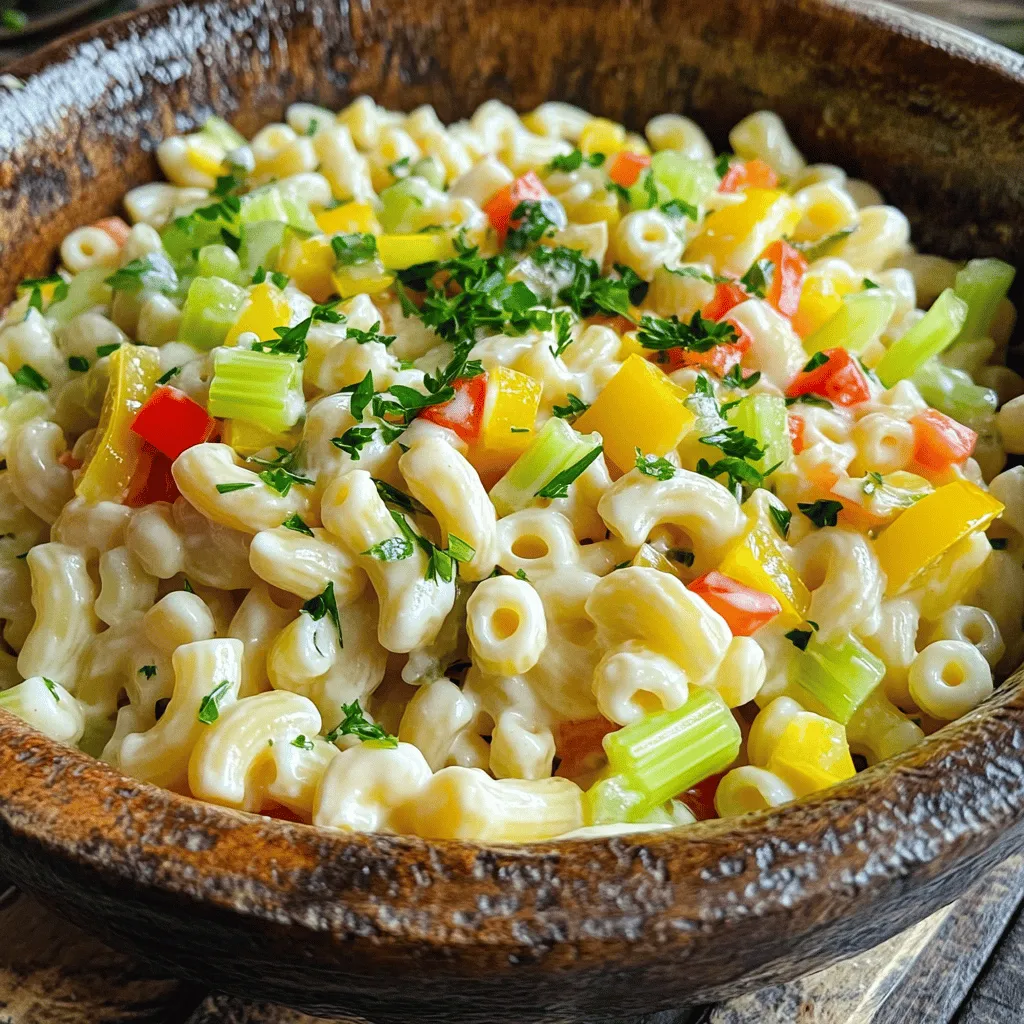 Tasty Amish Macaroni Salad for Summer Gatherings