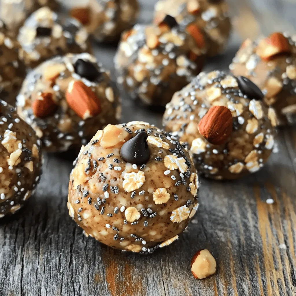 Energy balls are great healthy snack options. They pack a punch of nutrition in each bite. Each ball offers fiber, protein, and healthy fats. These nutrients help you feel full longer. The oats provide whole grains, while nut butter adds protein. Chia seeds boost omega-3 fatty acids.