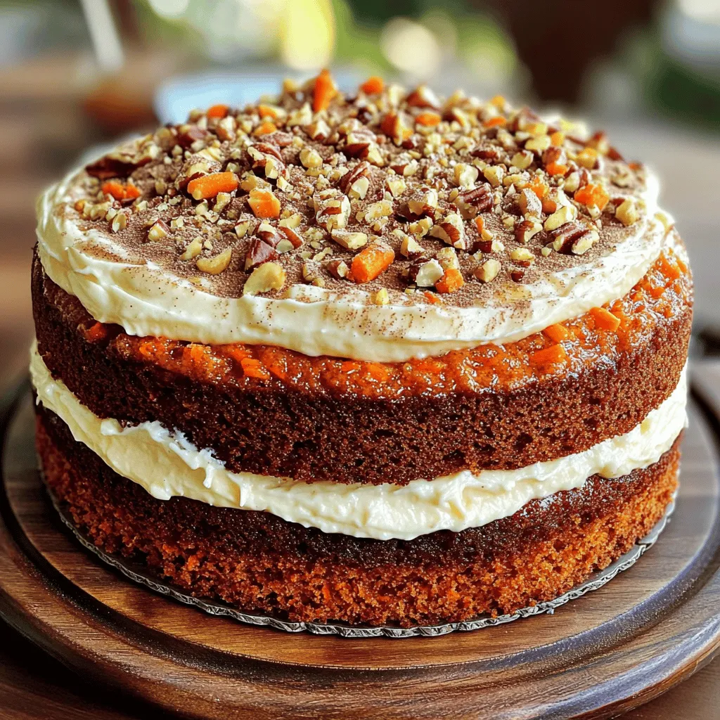 Carrot Cake With Epicurean Butter Cinnamon Delight
