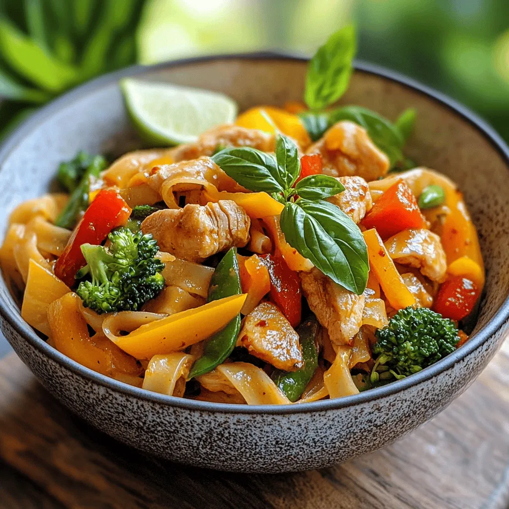 Spicy Thai Drunken Noodles Recipe
